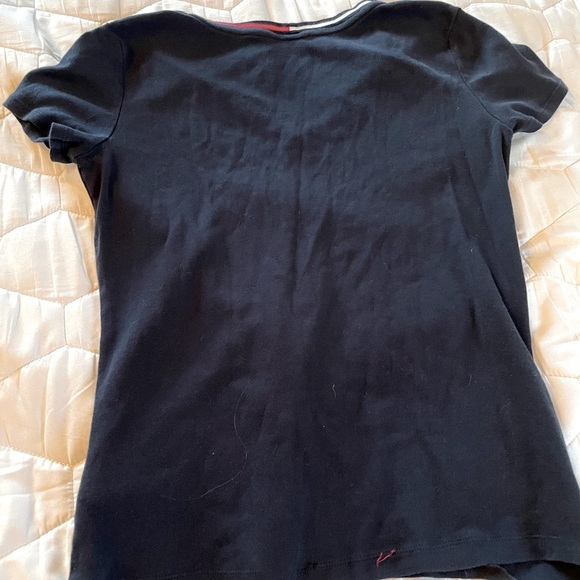 Navy Women’s Tommy Hilfiger short  sleeved shirt - Picture 3 of 4